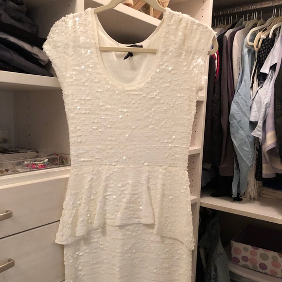 White Sparkle Dress - Picture 1 of 4